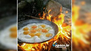 صبحانه در اقامتگاه بوم گردی نشینگه ی بنار - مریوان - کردستان